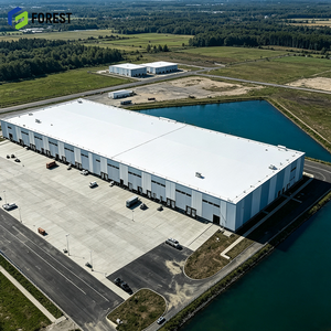 Edificio Industrial de Acero Galvanizado Resistente a la Intemperie, Gran Espacio, Almacén de Materia Prima, Depósito Logístico - Product Image 1