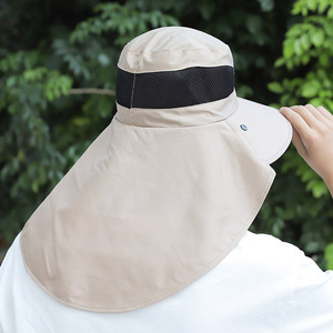 Chapeau de pêcheur pour homme avec protection du cou, respirant, protection UV, pour la randonnée et la pêche en plein air - Product Image 3