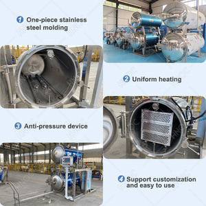 <span class=keywords><strong>Autoclave</strong></span> Industrial HNOC para Esterilización de Alimentos, Máquina Horizontal Pequeña de Retorta de Agua por Pulverización para Bolsas - <span class=keywords><strong>Precio</strong></span> - Product Image 4