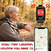Montre connectée GPS VL12S avec chargeur magnétique, 4G, surveillance des données de santé, détection de chute, étanche, pour les soins aux personnes âgées