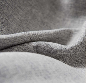 Luxe Gris 3 PASS Thermique Blackout Tissu Lin Look Rideaux Plis Pli pour Salon - Product Image 4