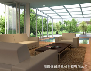 Maison de soleil personnalisée en aluminium extérieur <span class=keywords><strong>jardin</strong></span> d'hiver salle de soleil en verre kits <span class=keywords><strong>4</strong></span> saisons <span class=keywords><strong>avec</strong></span> moulage de toit en triangle pour villas - Product Image 2