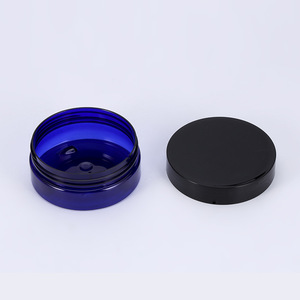 HC-108 Blue PET Cream Bottle 85mm Diameter Screw Top Cylinder <b>Plastic</b> Jar Cosmetic <b>Packaging</b> 180ML 300ML 400ML 500ML 750ML 1L - Product Image 3