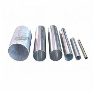 Factory Price Q235 Erw Gi Carbon Steel Round Tube Pre Galvanized Steel Pipe For Irrigation