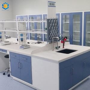 고품질 화학 의료 실험 페놀 수지 작업대 실험실 가구 장비, 싱크대가있는 실험실 섬 작업 벤치 - Product Image 5