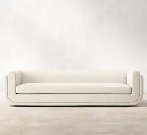 منتجات ساخنة جديدة أثاث بتصميم أوروبي معاصر أريكة فندقية داخلية ذات طراز منحني على شكل U