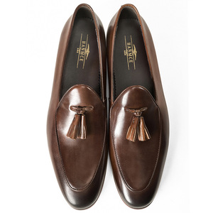 Mocassins en daim marron pour homme, bout carré, à enfiler, dessus en cuir véritable, semelle intérieure rembourrée, bureau et carrière, toutes saisons - Product Image 5