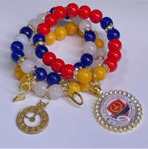 Bracelets de charme universitaires noirs avec logo des équipes HBCU Ben Franklin Falcons, Carver Rams, GW Carver, Sarah T Reed - Product Image 3