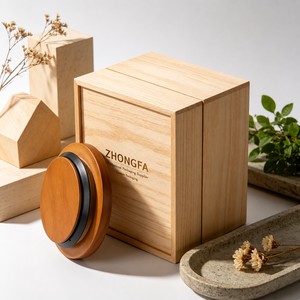 Couvercle en bois naturel pour bocal à bougie à large ouverture, couvercle en bois massif pour bocaux d'huiles essentielles, contenants à bougies et parfums d'intérieur - Product Image 4