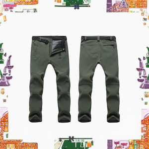 <b>Men</b> <b>Lightweight</b> Stretch Tactical Pants Breathable Quick Dry Outdoor Hiking Workwear Zipper Fly Plus Size Trousers - Product Image 3