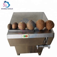 Machine à éplucher les noix de coco en acier inoxydable à tête unique automatique / Machine à éplucher les fibres de palmier de coco / Machine à décortiquer