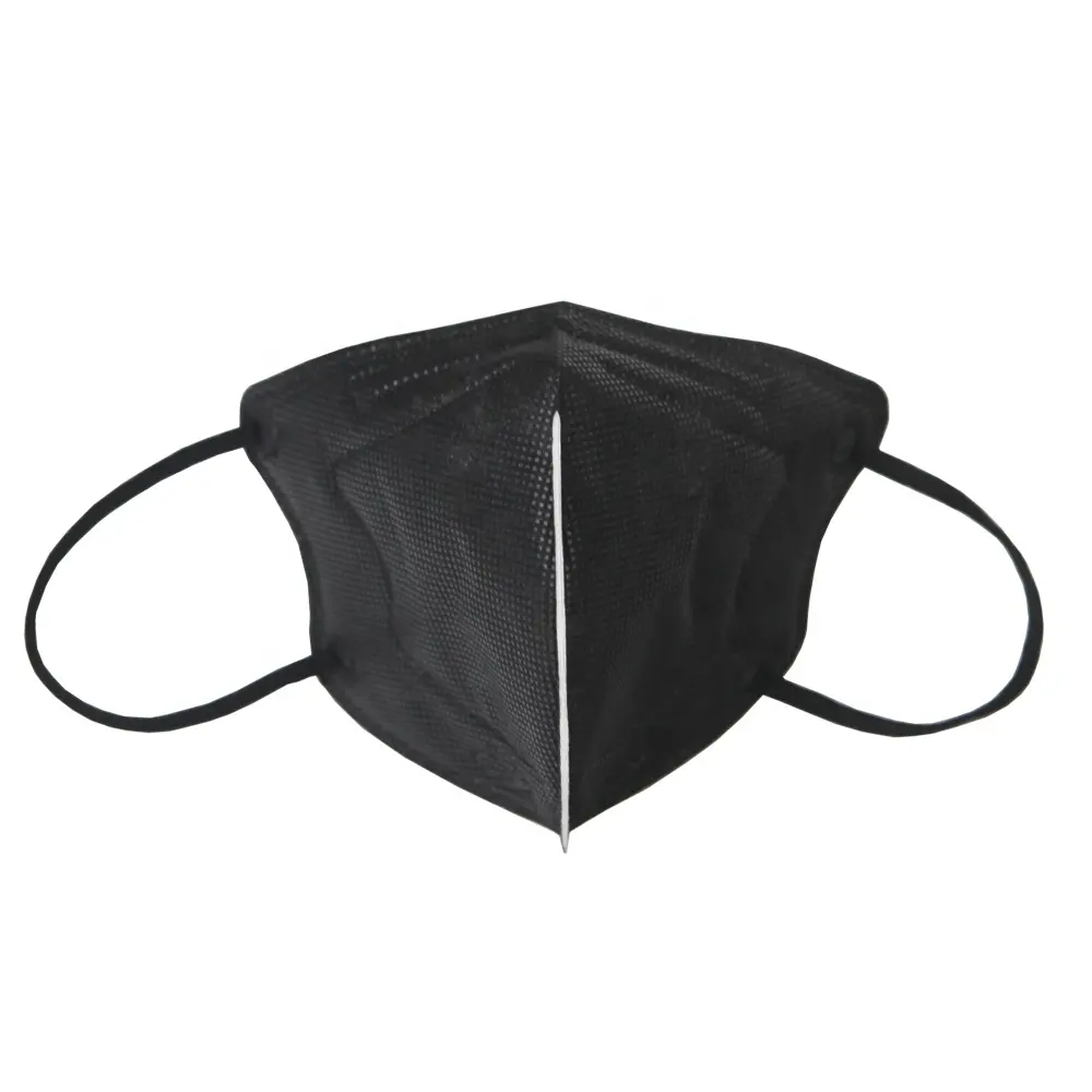 Wholesale GB2626-2019 Filter 5 Layer Portable Individual Package Protective Disposable Face Mask Kn95mask Black Cubrebocas