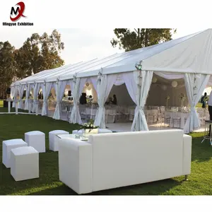 خيمة هيكلية سرادق كبيرة من الألومنيوم عالية الجودة بسعر المصنع لحفلات الزفاف والنشاطات الخارجية لـ 200 شخص