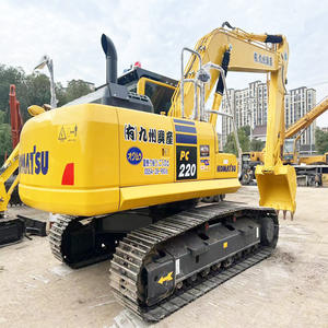 Excavadora Komatsu usada Pc220 de alta calidad, buen estado, precio más bajo, excavadora hidráulica sobre orugas Komatsu, 2. 000 m2, 2. 000 m2 - Product Image 1