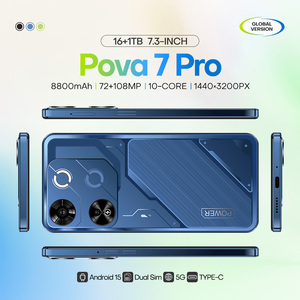Pova7 Pro 7.3 Inch 16GB + 1Tb 5G Điện Thoại Di Động Với Mtk 6797 Decacore 8800MAh Pin 72MP + 108MP HD CDMA/LTE Công Nghệ Hot Bán - Product Image 4