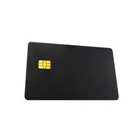 RFID-Kontakt karte Sim Blank Brushed Gold/Blcak Bottom Magnetic RFID IC-Karten