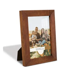 Vintage Frames Fotoalbums Accessoires Muur Tafelblad Foto 'S Weer Te Geven Op Maat Houten Fotolijst