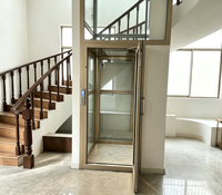 Ascenseur de luxe sans gaine pour maison, petit ascenseur résidentiel pour villa, installation facile, intérieur/extérieur, excellent rapport qualité-prix du fabricant