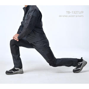 [T.BUC] ODM marque coréenne (TB-1327J) ceinture élastique coupe confortable pantalon assorti avec veste de travail uniforme industriel - Product Image 3