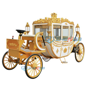 Carruaje de Caballos Eléctrico de Lujo 2026, Carruaje Real Tirado por Caballos, Transporte Especial, Vagoneta para Bodas - Product Image 6
