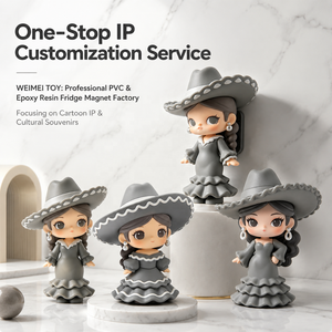 WEIMEI Fabricantes <span class=keywords><strong>de</strong></span> Muñecas Personalizadas, Figura <span class=keywords><strong>de</strong></span> Acción 3D <span class=keywords><strong>de</strong></span> PVC, Imán para Refrigerador, Coleccionable <span class=keywords><strong>de</strong></span> Resina Mexicana, Ecológico, con Logotipo Personalizado - Product Image 1