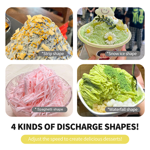 Máquina de hacer copos de nieve, máquina de hacer copos de nieve, máquina de hacer crema suave, afeitado comercial, 80Kg/día - Product Image 2