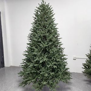 Sapin de Noël 7 pieds (210 cm) 100 % en PE, nouveau matériau moulé en 3D, grand modèle 5T sans flocons, avec base rotative - Product Image 3