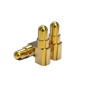 Corecon cung cấp Nhà máy <span class=keywords><strong>CNC</strong></span> gia công 1mm 4 pin 5.5mm vàng tấm POGO Pin mùa xuân nạp cho đồng hồ thông minh mặc thiết bị - Product Image 1