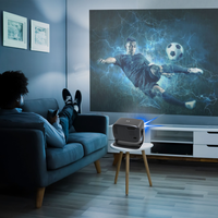 Veacine T6PLUS Produit intelligent Mini projecteur portable LED 1080P Support Home cinéma 230 ANSI Lumens 8G WiFi6 Mise au point