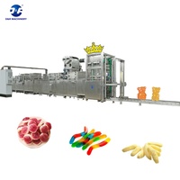 Machine de fabrication de bonbons à la gélatine entièrement automatique, ligne de production de bonbons gélifiés à la pectine, ligne de production de bonbons gélifiés à l'ours en gélatine, ligne de production de bonbons à l'amidon