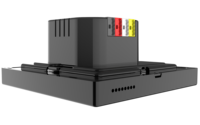 Panneau de commande intelligent KNX européen de 4 pouces, style rétro, étanche, avec design coulissant, compatible PC, prend en charge le capteur de proximité de 50 cm, directement de l'usine