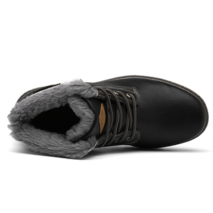 Botas de Nieve Unisex <span class=keywords><strong>Mishansha</strong></span> para Invierno, Cálidas, Impermeables, Antideslizantes, de Cuero Nubuck, con Entresuela de EVA y Forro de Piel - Product Image 6