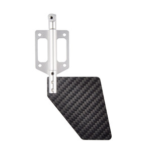 Roue de direction aquatique en fibre de carbone FM26-WD avec support en aluminium usiné pour hydravion RC - Product Image 1
