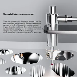 Sensor de Sonda de Contacto de Alta Precisión CNC, Repetibilidad de 1μm, Herramienta de Ajuste Automático de Cinco Ejes para Encontrar Bordes en Máquinas Herramienta - Product Image 4