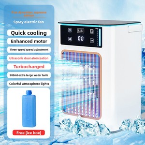 Nouveau mini climatiseur domestique, ventilateur de climatisation, grand réservoir <span class=keywords><strong>d</strong></span>'eau, humidificateur, atomiseur, <span class=keywords><strong>refroidisseur</strong></span> portable de bureau USB, <span class=keywords><strong>refroidisseur</strong></span> mobile - Product Image 5