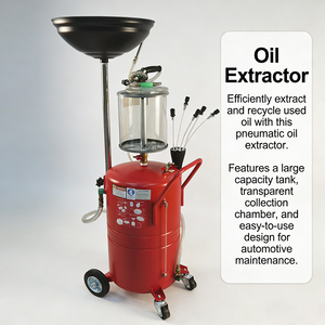 Factory Direct 72L Waste Oil Drain and Collect <b>Tool</b> Air Operated Car Pneumatic Extractor With Wheel-mounted - Product Image 3