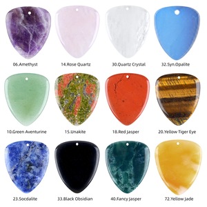 Orecchini Pendenti con Plettro di Chitarra in Cristallo Naturale, Gancio in Argento, Pietra Curativa, Gioielli per Amanti della Musica, Regalo per Donne - Product Image 6