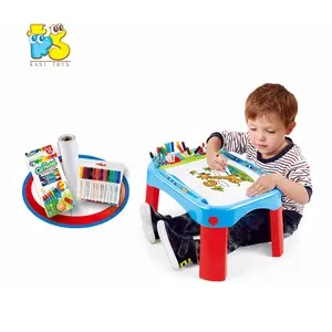 Kinderen nieuwe leren leuk schilderen speelgoed creative art center play set tekening kleurrijke tafel