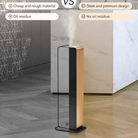 Diffuseur d'arômes commercial sur pied grande capacité 1000 ml certifié CE, machine à parfum sans eau en métal A316 OEM