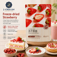 Gedroogde aardbeien, echte fruitsnack, kant-en-klaar, 85% aardbeien, 30g*24 zakjes, groothandel, OEM, private label
