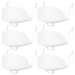 Protège-bouches en plastique anti-éclaboussures, protection contre la poussière, hygiène pour salons et salons de coiffure - Product Image 1