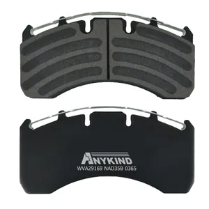 WVA29169 Rear Truck Pads for Volvo FE 240/260/280/300/320 FH16/FMX Truck Tractor 05/2006-