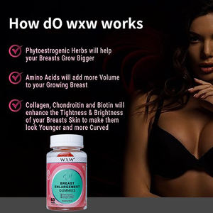 Bonbons gommes personnalisables pour l'élargissement des seins Vente en gros - Product Image 4