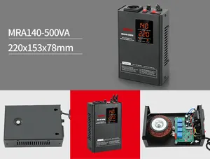 Electronic AVR Digital 1KVA 1000W 800W AC Single Phase Automatic Voltage Regulators Stabilizers 220V