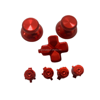 Kits de remplacement de boutons de baguettes en métal coloré pour contrôleur de jeu P5 poignées de pouce bouton croisé A/B/X/Y clés accessoires