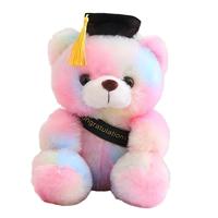 Fabricante Mayorista, MOQ Bajo, Peluches Personalizados, Adorables Osos de Peluche de Graduación con Sombrero y Ropa, OEM, ODM, CPC, CE