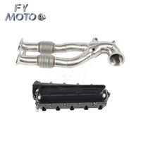 Intercooler + collecteur d'admission + tuyau de descente d'échappement + kit de tuyau d'admission pour AUDI TTRS & 8V RS3