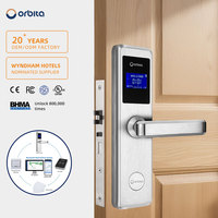 Cerradura Inteligente para Puerta de Hotel con Pantalla LCD, Desbloqueo con Tarjeta RFID y Aplicación TT