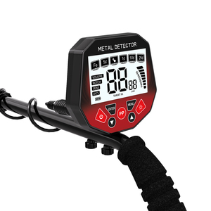 เครื่องตรวจจับโลหะระดับมืออาชีพสำหรับผู้ใหญ่ สีดำและสีแดง พลาสติก ขนาด 10 นิ้ว กันน้ำ น้ำหนักเบา ใช้สำหรับชายหาด ป่า และโบราณคดี - Product Image 3