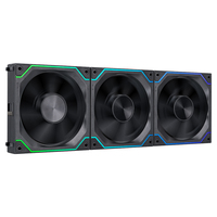 Ventilateur de boîtier d'ordinateur ARGB 120 mm pour PC de jeu, refroidisseur de processeur avec lumières LED, roulement à bille, 800-1800 tr/min, faible bruit, noir/blanc